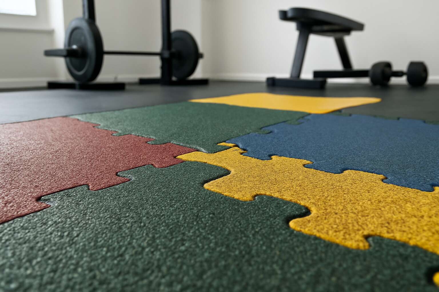 interlocking rubber floor tiles lowes