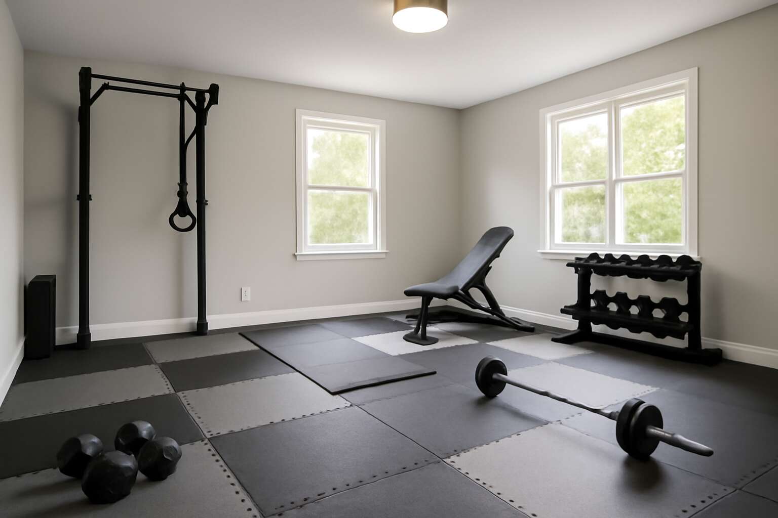 rubber floor for home gym