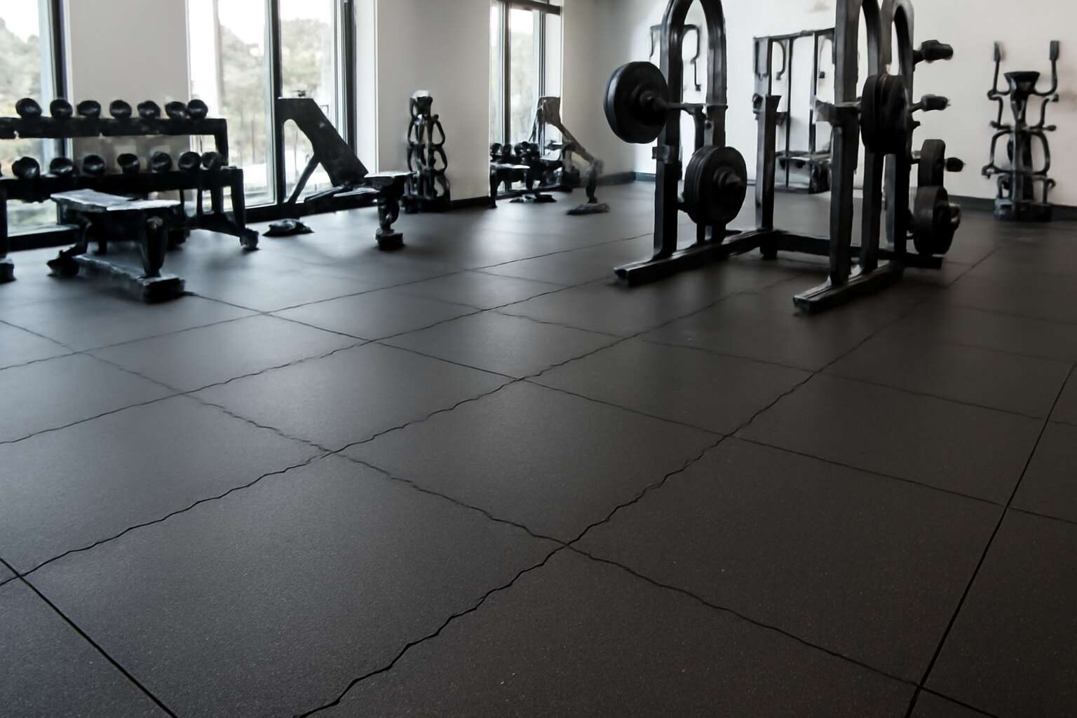 rubber floor gym mat