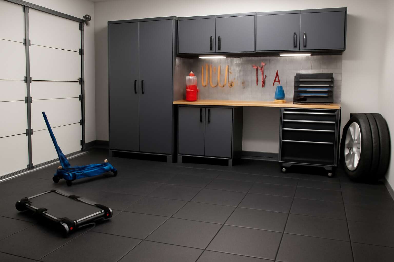 rubber floor tiles for garage