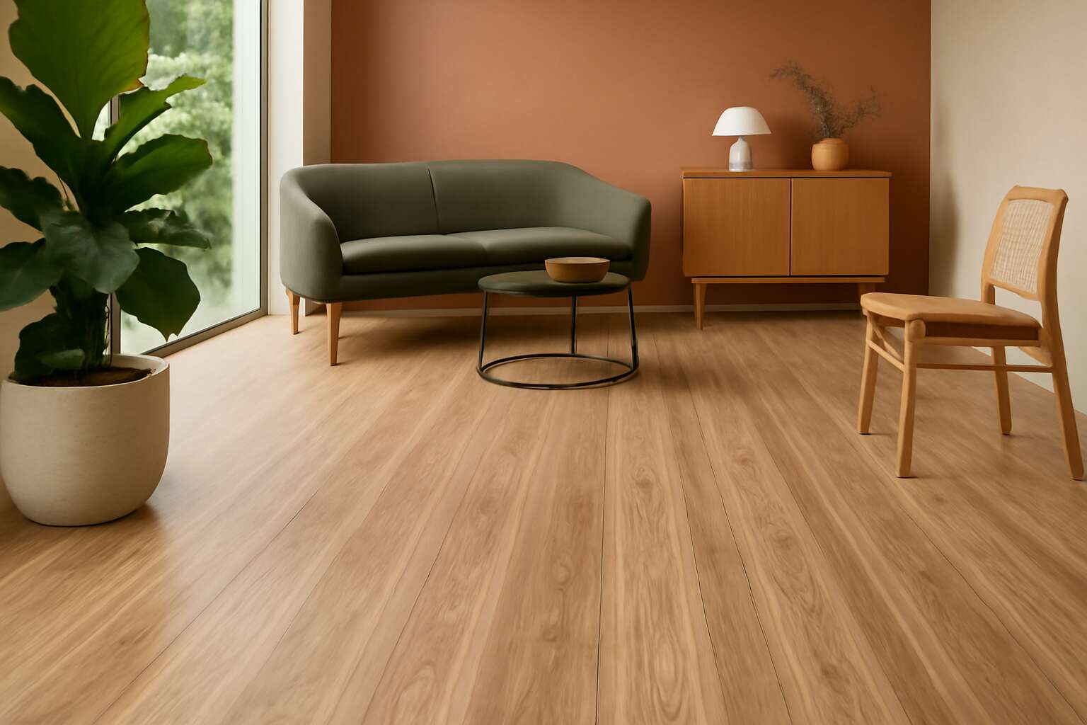 rubber floor wood