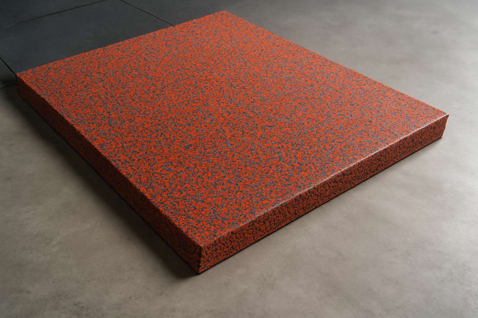 rubber floor over concrete
