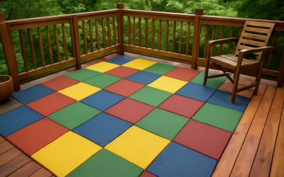 Transform Your Outdoor Space with Stylish and Durable Rubber Tiles Over Wood Deck