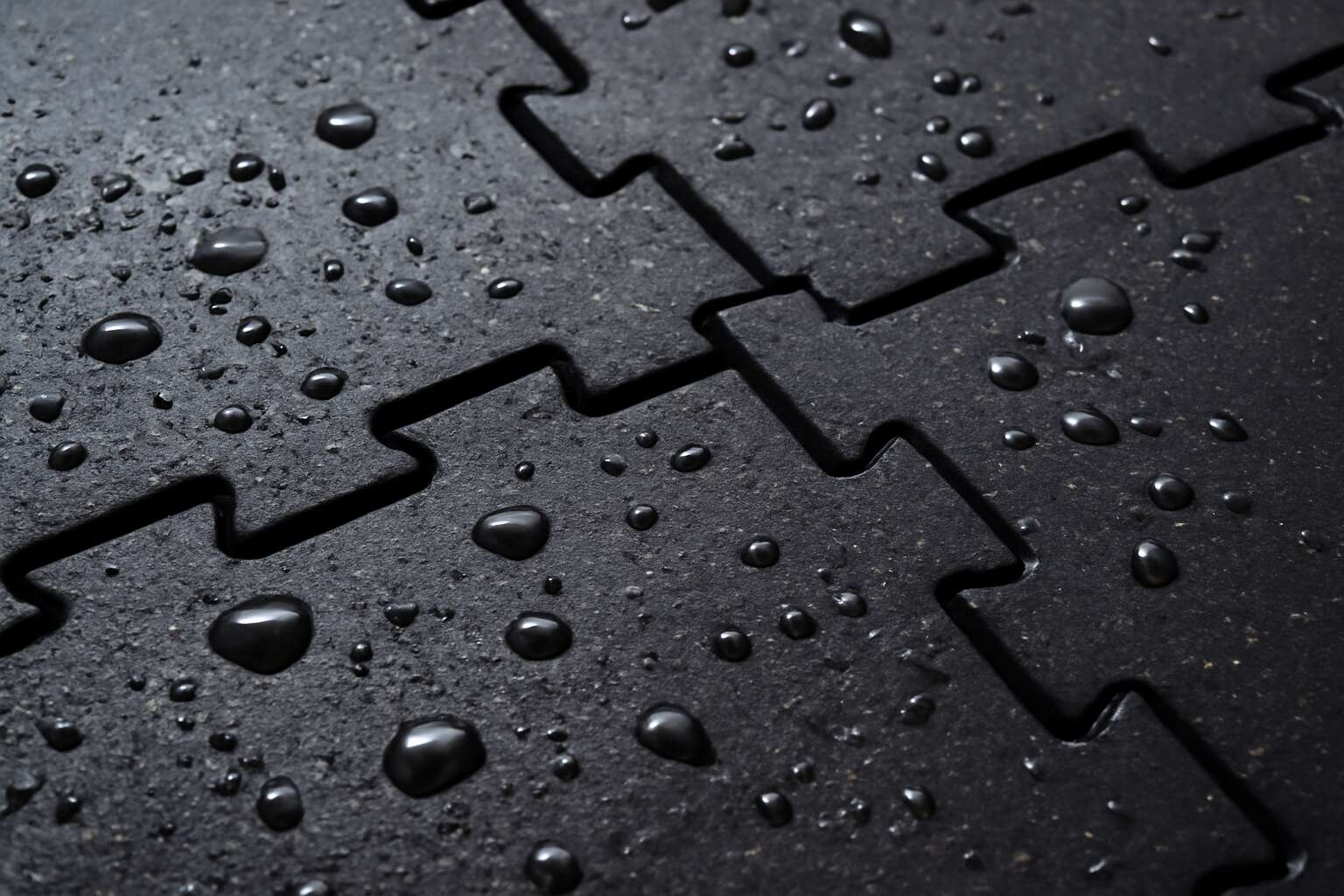 rubber floor tiles waterproof