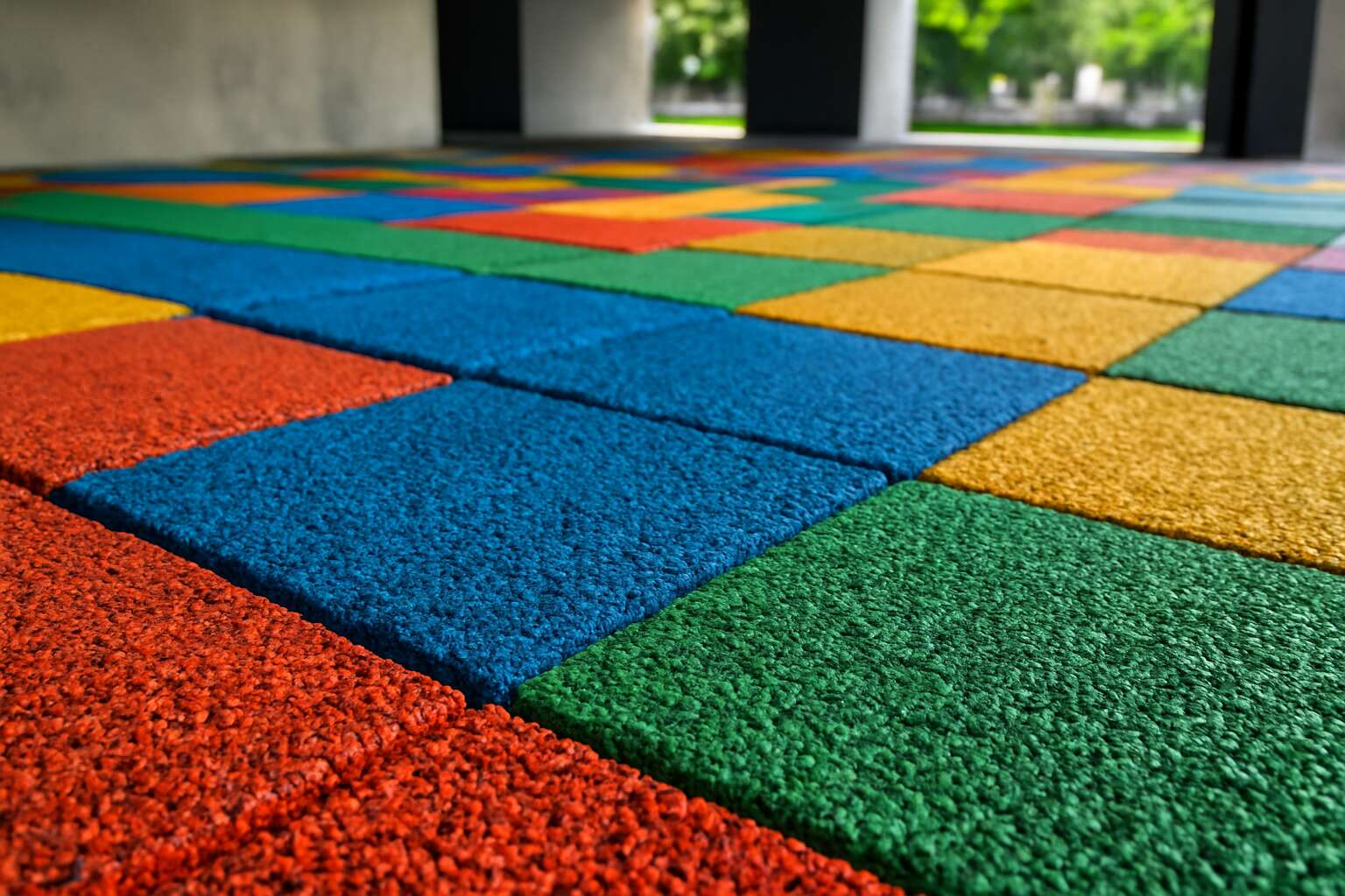 recycled rubber tiles