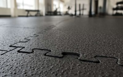 Transform your gym with interlocking rubber tiles for unbeatable durability