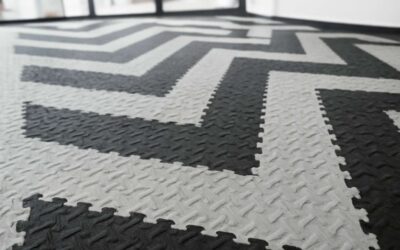 Revamp Your Gym with rubber floor tiles patterned for durability and flair!