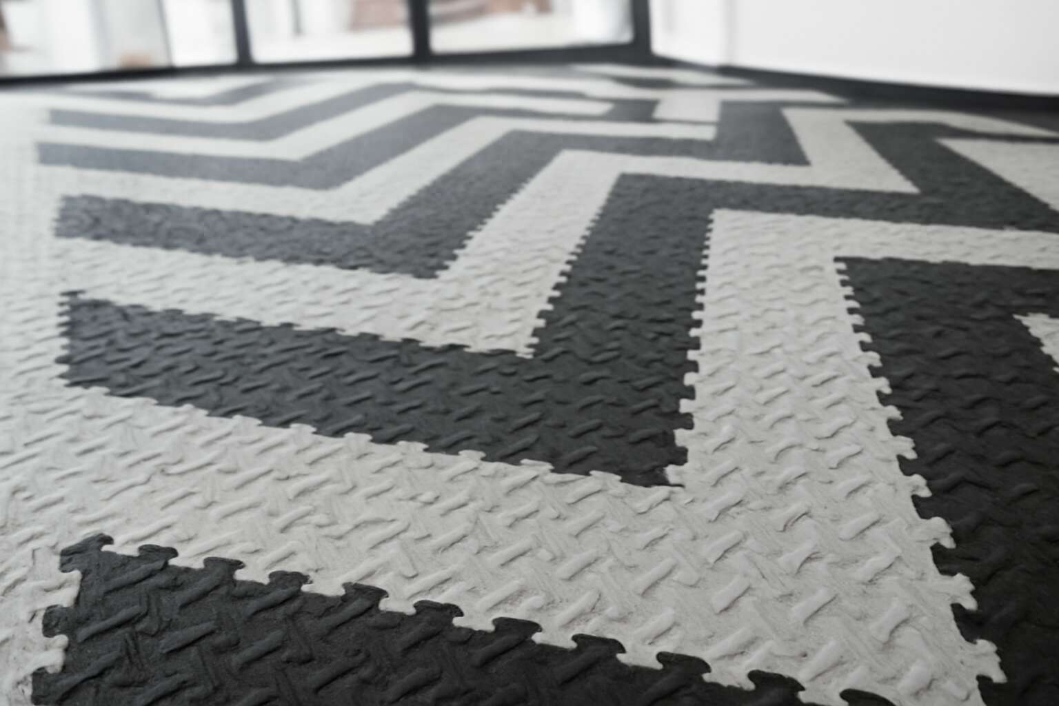 rubber floor tiles patterned