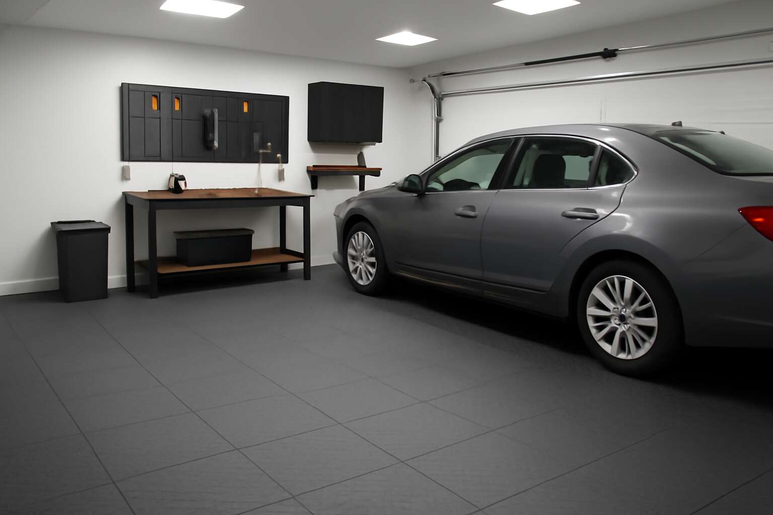 rubber tiles garage
