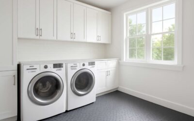 boost your laundry space with rubber floor tiles laundry room – durable, easy to clean