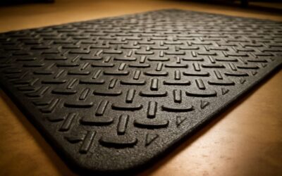 Warm, Safe, and Slip-Resistant with insulated rubber floor mat