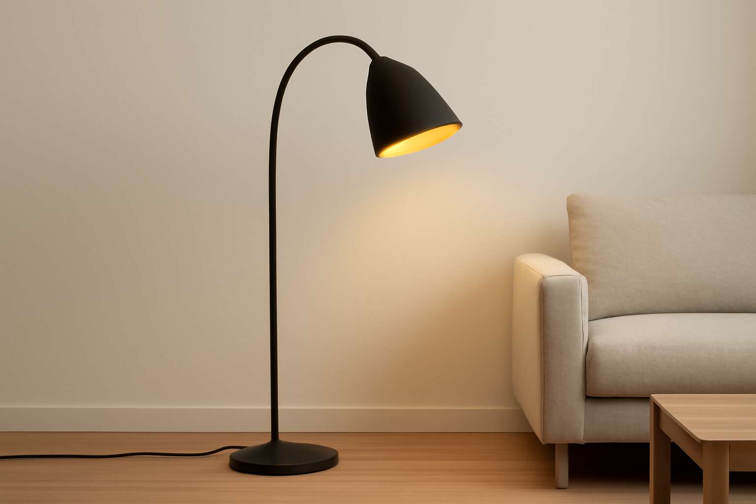 rubber floor lamp