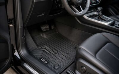 Protect your car with rubber floor mats audi q3